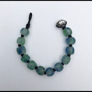 Beautiful recycled glass bracelet